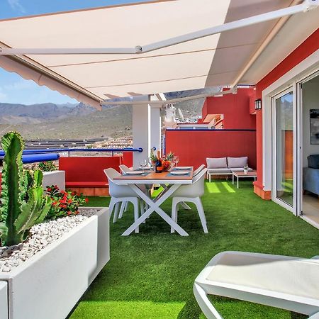 Wonderful View, Huge Terrace Solarium, Private Parking Costa Adeje (Tenerife) Exterior foto