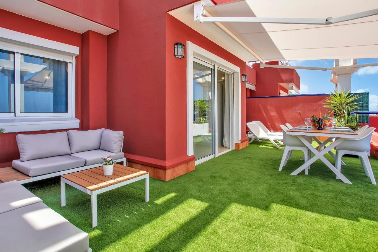 Wonderful View, Huge Terrace Solarium, Private Parking Costa Adeje (Tenerife) Exterior foto