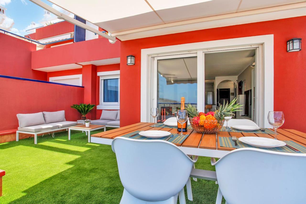 Wonderful View, Huge Terrace Solarium, Private Parking Costa Adeje (Tenerife) Exterior foto